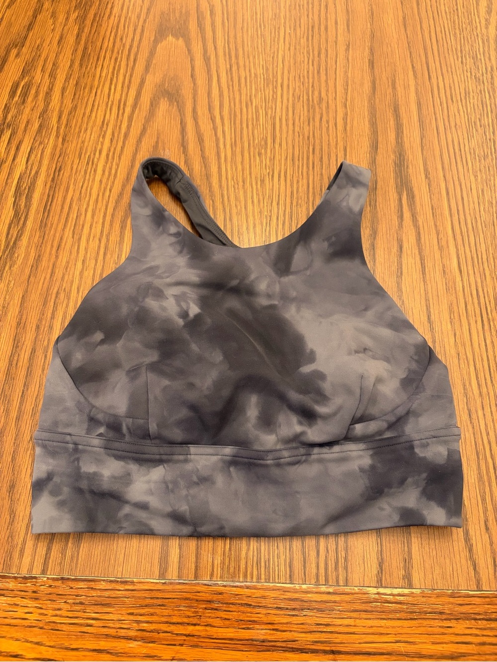 Lululemon Tie-Dye Sports Bra in Gray